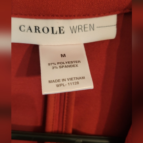 Carole Wren Women's Blazer | Size: Medium | Color: Red - Picture 4 of 5